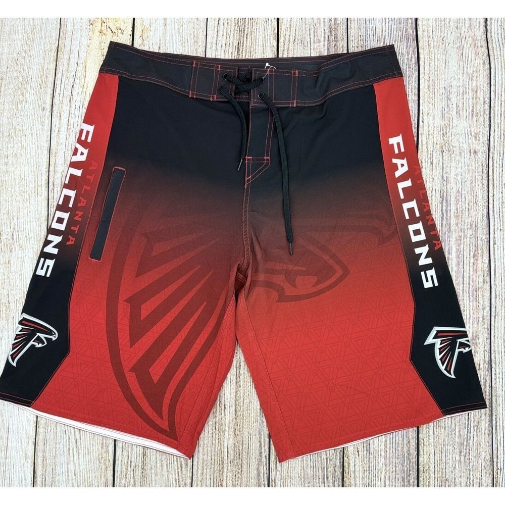 Forever Collectibles NFL Atlanta Falcons Men's Gradient Board Shorts Size 36 New